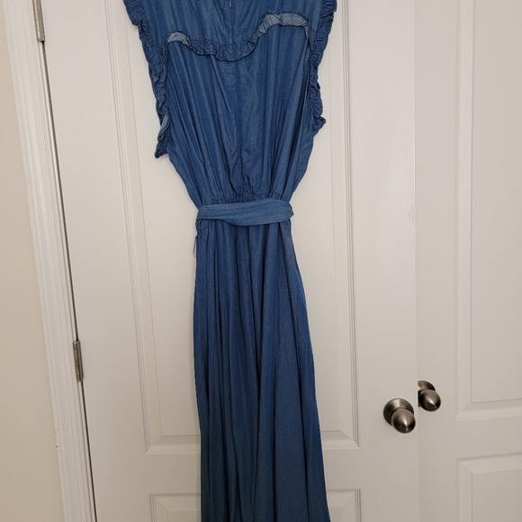 Eloquii Blue Dress NWT Size 24 - Picture 5 of 7